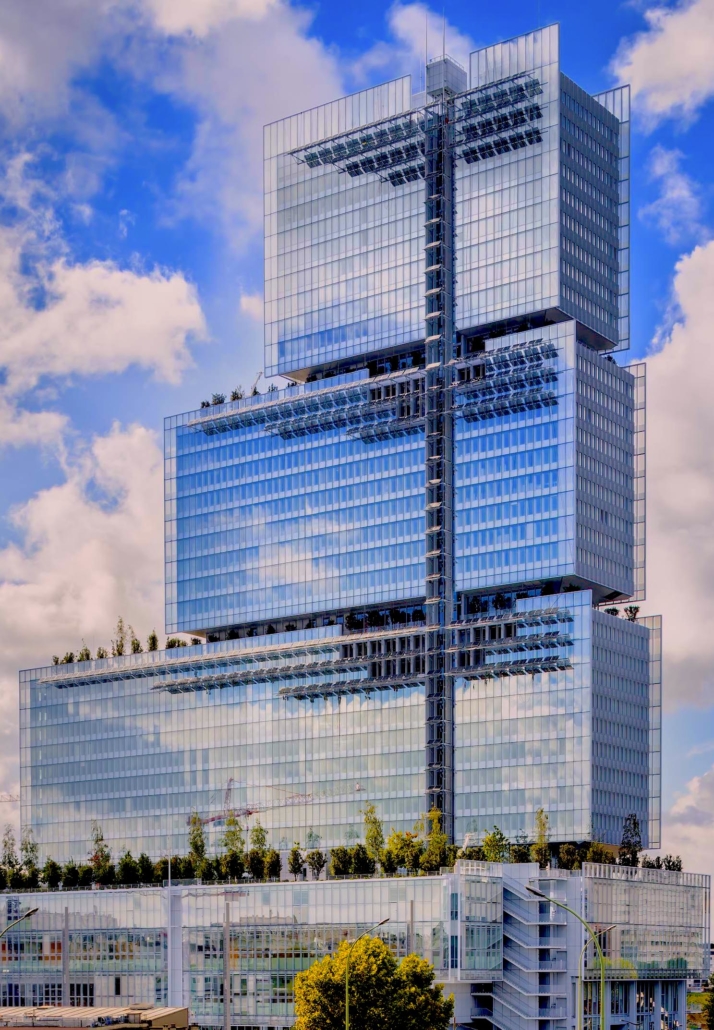 Façade du tribunal de Paris